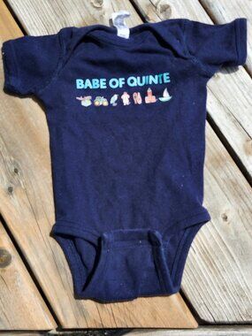 ADORABLE BAY OF QUINTE Baby Onesie 6 Months BABE OF QUINTE